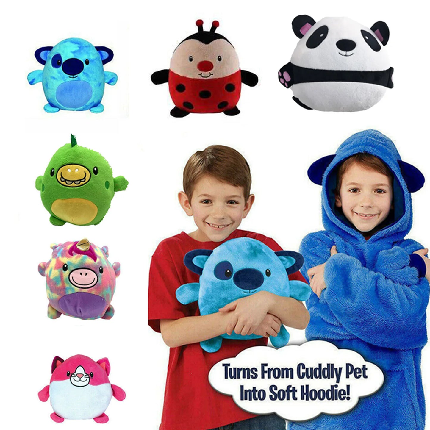🦥 The Snuggly Sloth™ Plush Pet Children Hoodie
