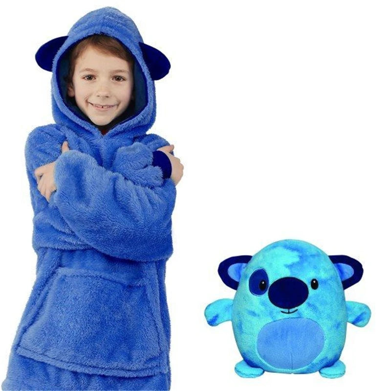 🦥 The Snuggly Sloth™ Plush Pet Children Hoodie