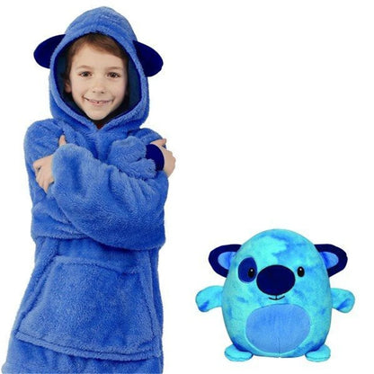 🦥 The Snuggly Sloth™ Plush Pet Children Hoodie