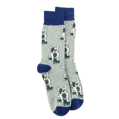 Fun Animal & Food Print Crew Socks