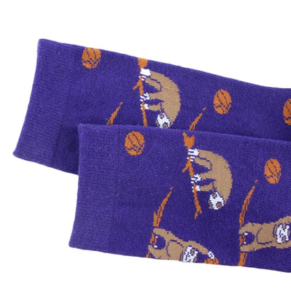 Fun Animal & Food Print Crew Socks