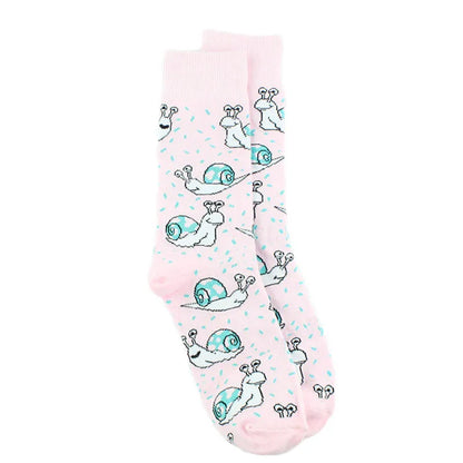 Fun Animal & Food Print Crew Socks