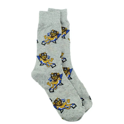 Fun Animal & Food Print Crew Socks