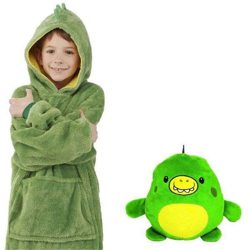 🦥 The Snuggly Sloth™ Plush Pet Children Hoodie