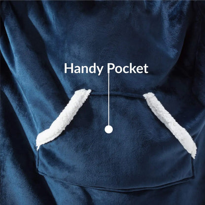 🦥 The Snuggly Sloth™ Hoodie Blanket Unisex Oversized Fleece Hoodie For Men & Women