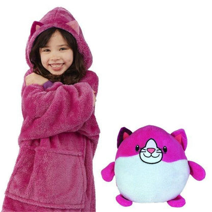 🦥 The Snuggly Sloth™ Plush Pet Children Hoodie