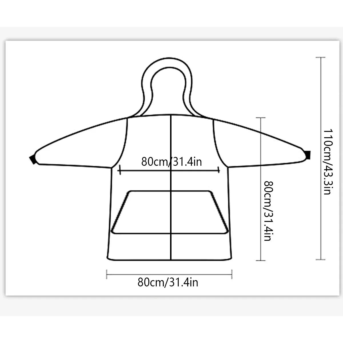 🦥 The Snuggly Sloth™ Zippered Blanket Hoodie – Cozy Meets Convenience