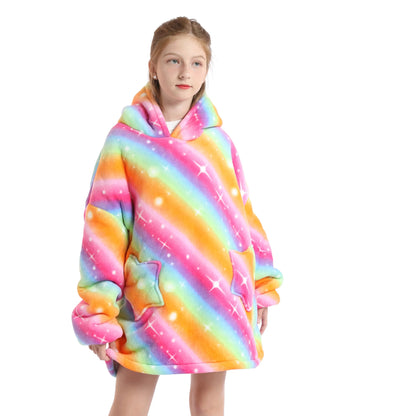 🦥 The Snuggly Sloth™ Cozy Warm Wearable Blanket Hoodie For Teens