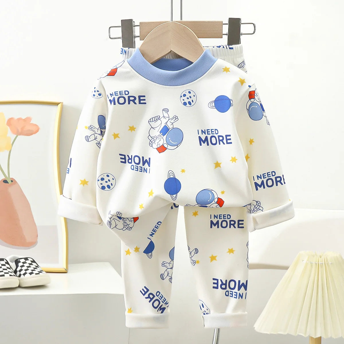 Kids’ Cartoon Bear Pajama Set