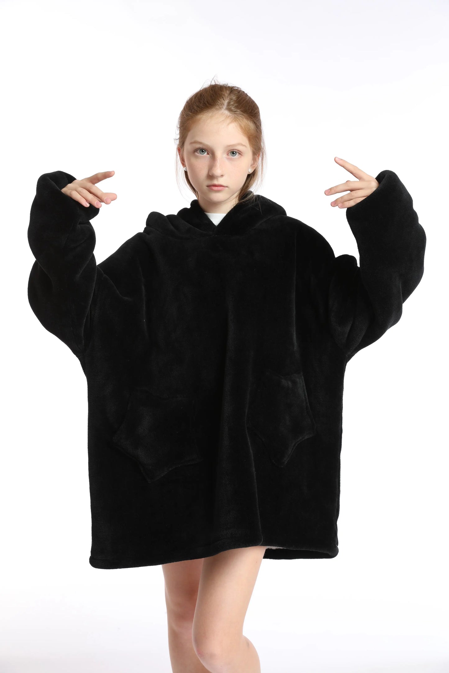 🦥 The Snuggly Sloth™ Cozy Warm Wearable Blanket Hoodie For Teens