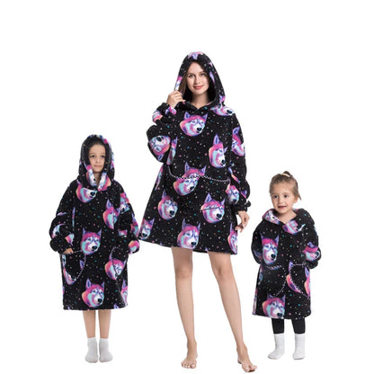 🦥 The Snuggly Sloth™ Oversized Blanket Hoodies for the Whole Family – Ultra-Soft Wearable Blankets in All Sizes for Kids, Teens & Adult