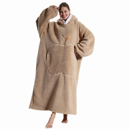 🦥 The Snuggly Sloth™ Oversized Hoodie Blanket Sweatshirt – Long-Length Wearable Blanket for Cozy Winter Days & Nights