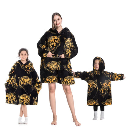 🦥 The Snuggly Sloth™ Oversized Blanket Hoodies for the Whole Family – Ultra-Soft Wearable Blankets in All Sizes for Kids, Teens & Adult