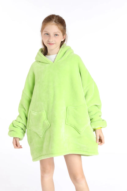 🦥 The Snuggly Sloth™ Cozy Warm Wearable Blanket Hoodie For Teens
