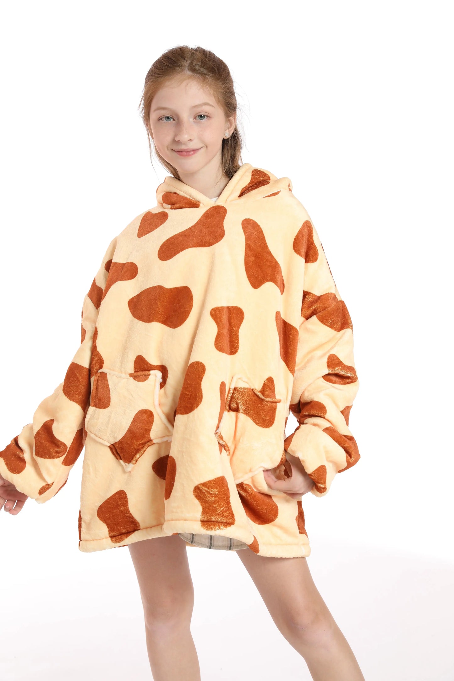 🦥 The Snuggly Sloth™ Cozy Warm Wearable Blanket Hoodie For Teens