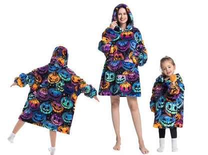 🦥 The Snuggly Sloth™ Oversized Blanket Hoodies for the Whole Family – Ultra-Soft Wearable Blankets in All Sizes for Kids, Teens & Adult