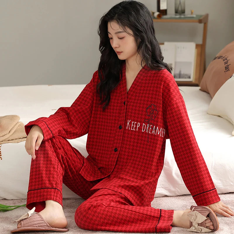 Soft Cute Sleepwear Cozy Pjs