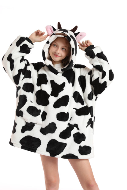 🦥 The Snuggly Sloth™ Cozy Warm Wearable Blanket Hoodie For Teens