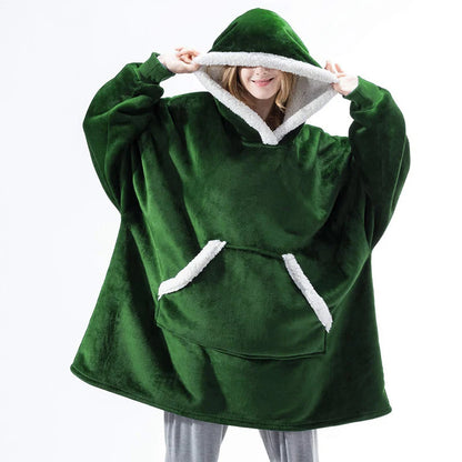 🦥 The Snuggly Sloth™ Hoodie Blanket Unisex Oversized Fleece Hoodie For Men & Women
